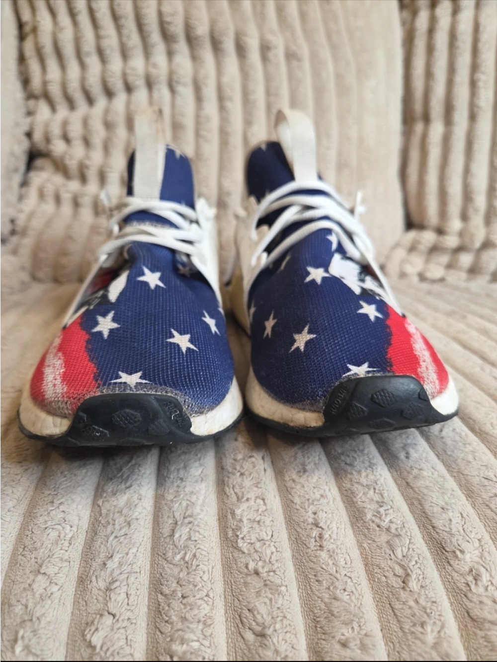 Donald Trump Sneakers Athletic Shoe President Tribute Size 12 America MAGA - Picture 9 of 10